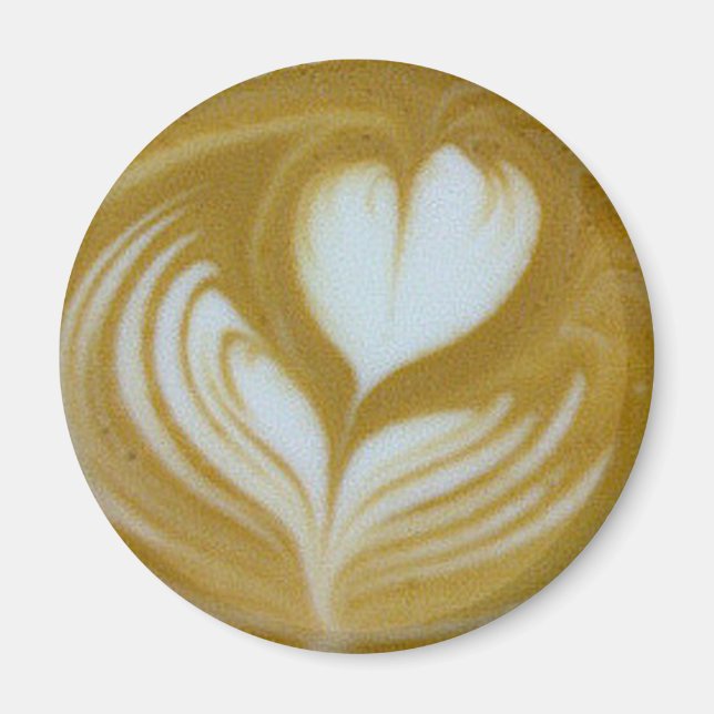 Imán flor de corazón (Frente)