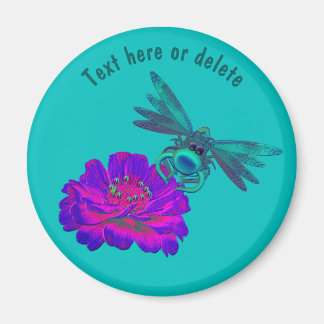 Imán Flor De Dragón Cuta En Flor Personalizada