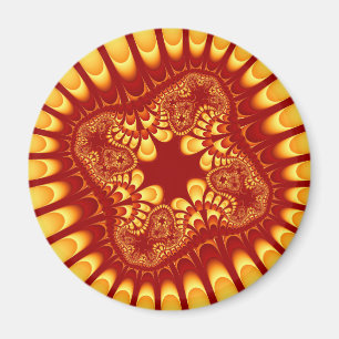Imán Flor de fuego