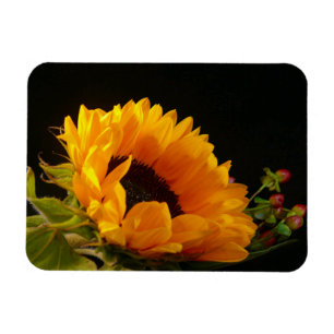 Imán Flor de girasol amarillo