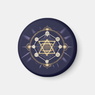 Imán Flor de Infinito — Geometría Sagrada Celestial