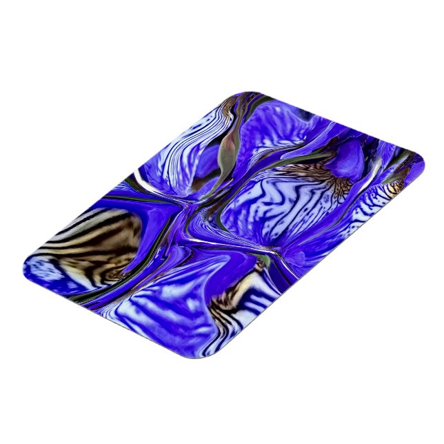 Imán Flor de iris púrpura flexible (Lado Izquierdo)