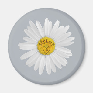Imán Flor de la margarita para el fondo del