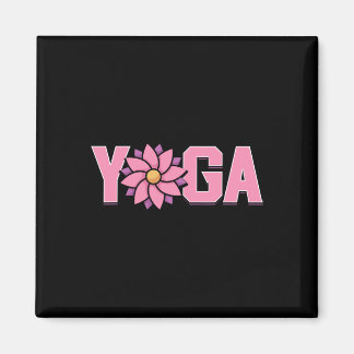 Imán Flor de Loto de Yoga Minimalista Simple