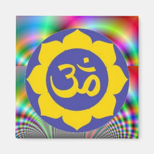 Imán flor de loto - meditación del aum