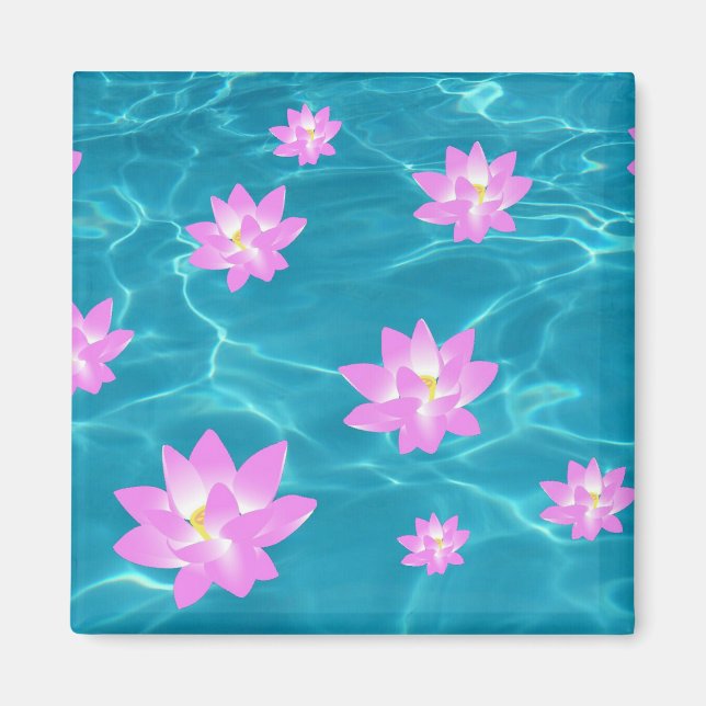 Imán Flor de Lotus (Frente)