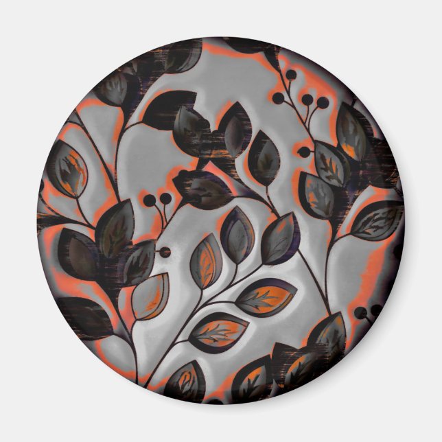 Imán Flor de madera (Frente)