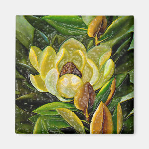 Imán Flor de magnolia