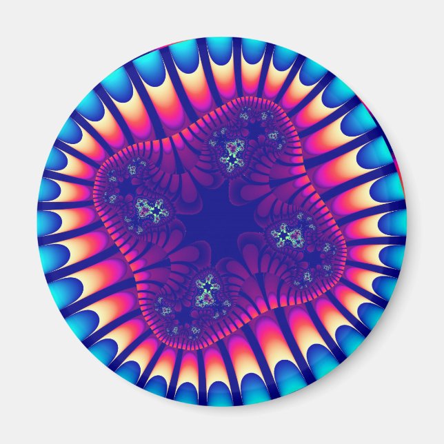 Imán Flor de mar de coral (Frente)