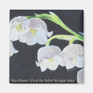 Imán Flor de Mayo: Lily del Valle