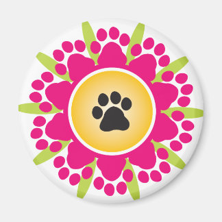 Imán Flor de pinturas