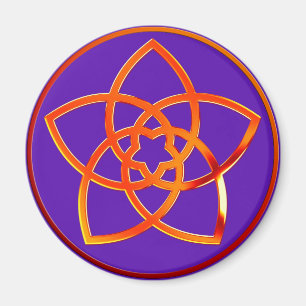 Imán Flor de Venus / Flor de Venus ROJA   violeta