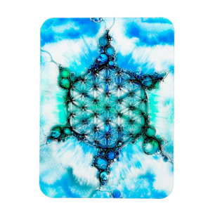Imán Flor De Vida - Formas Coloridas 3