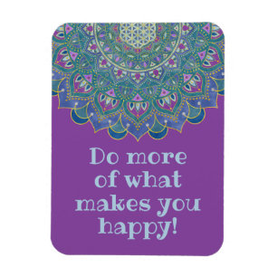 Imán Flor De Vida - Mandala Estilo India 1