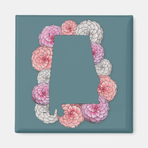 Imán Flor del estado de Alabama