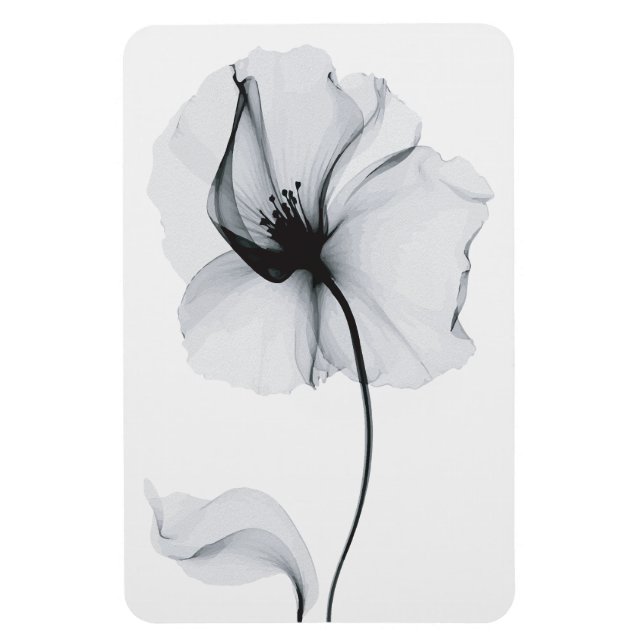 Imán Flor Deslumbrante: Reflejo Radiante de la Naturale (Vertical)