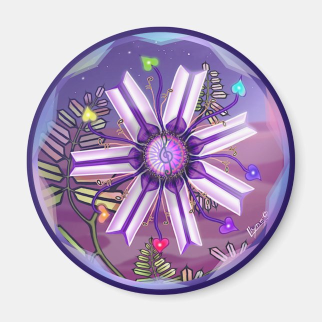 Imán Flor en el desierto (Frente)