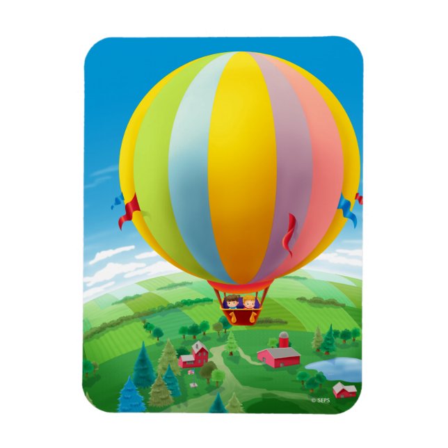 Imán Flor En El Viento (Vertical)