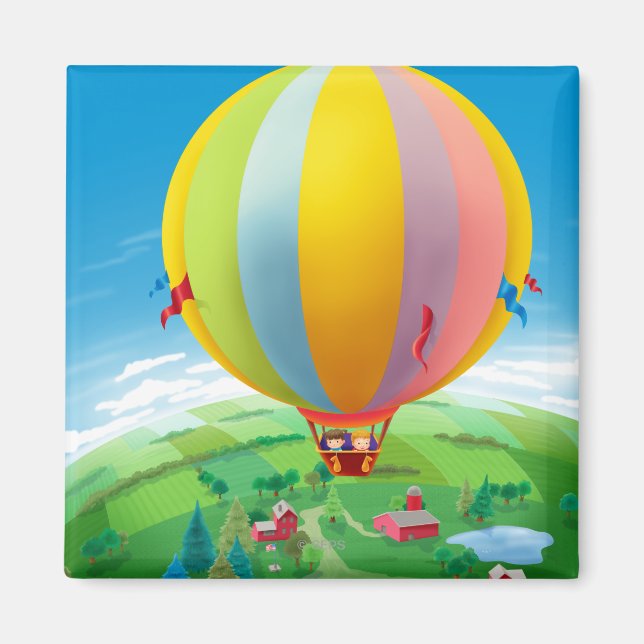 Imán Flor En El Viento (Frente)