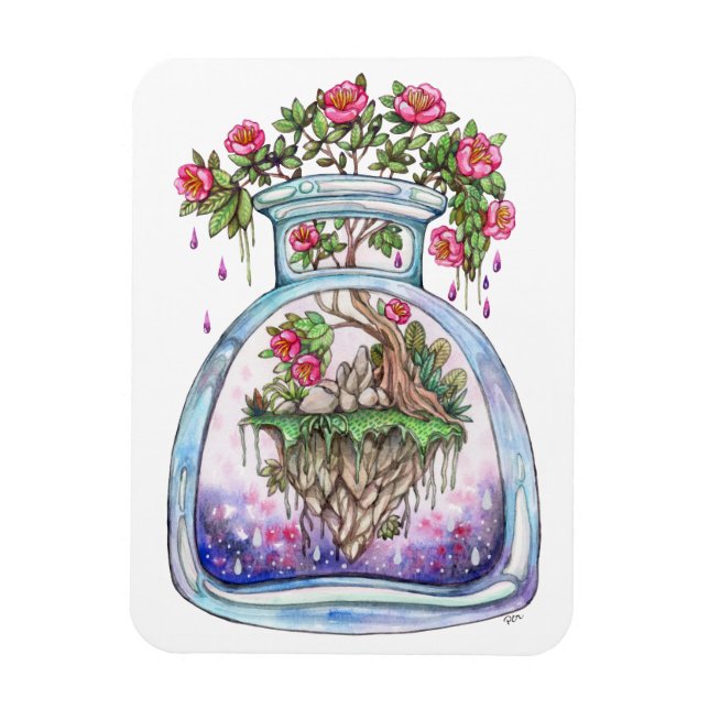 Imán Flor flotante (Vertical)