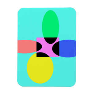 Imán Flor futurista