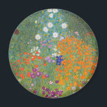 Imán flor jardín klimt gustav cottage<br><div class="desc">Una obra de arte clásica de Gustav Klimt,  Cottage Garden,  Bauergarten,  1907,  es un acercamiento a un jardín de flores,  un cuadro de flores de colores.</div>