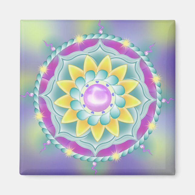 Imán Flor Mandala (Frente)