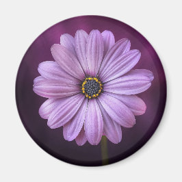 Imán Flor morada en flor