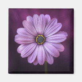 Imán Flor morada en flor