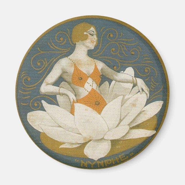 Imán Flor Nymphe (Frente)