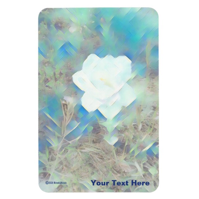 Imán Flor Pastel (Vertical)