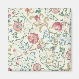 Imán Flor, patrón floral, William Morris