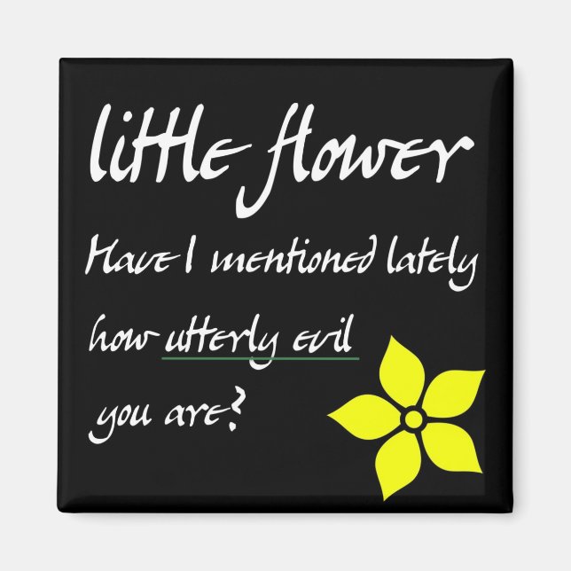 Imán flor pequeña (Frente)