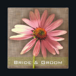 Imán Flor rosa de cono -soy de mi amada y de mi amada<br><div class="desc">Hermosa y elegante tarjeta de respuesta e invitaciones a la boda de Gerber Daisy -</div>