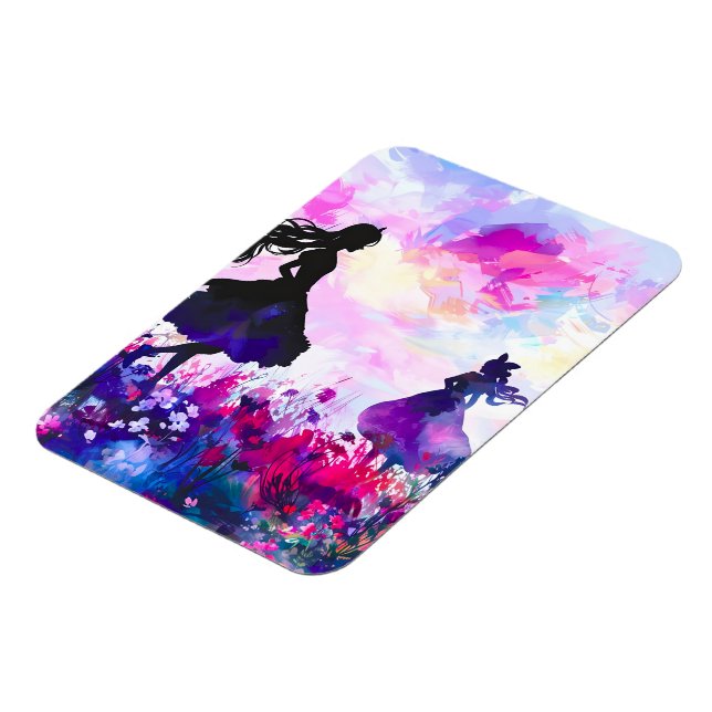 Imán Flor silvestre Maravilla acuática (Lado Izquierdo)