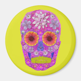 Imán Flor Skull 2