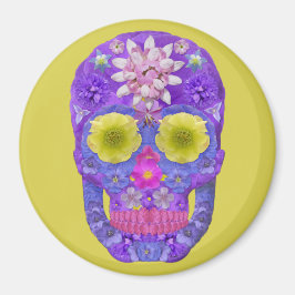 Imán Flor Skull 5