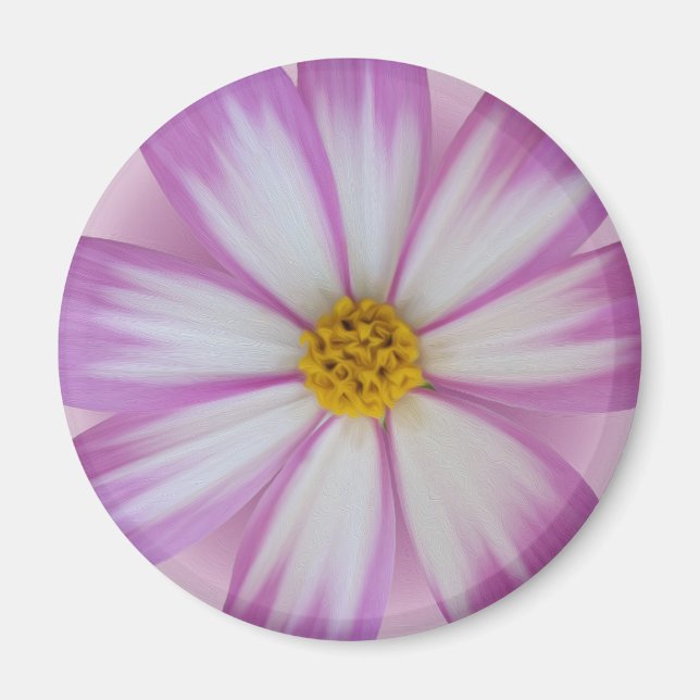 Imán Flor violeta clara (Frente)