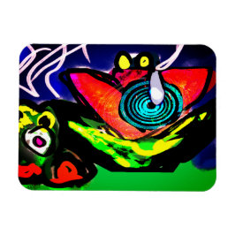 Imán Flor y rana primaverales