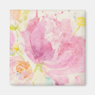 Imán Floral abstracto de la primavera