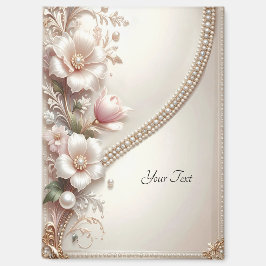 Imán Floral and Pearl Embellishments Magnet