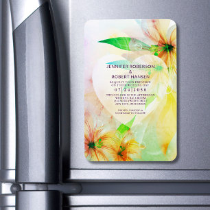 Imán Floral Cardiopatía Gotas De Cardilla Amarilla Hibi