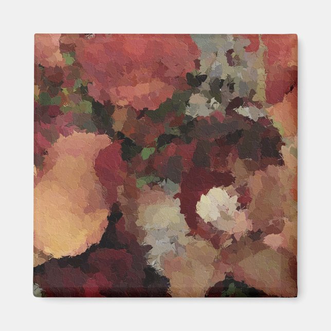 Imán Floral de octubre (Frente)