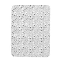 Floral de puntos en blanco y negro | Botánico cont