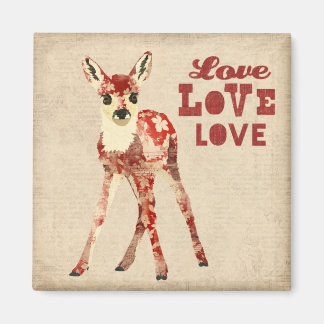 Imán Floral Fawn Love Magnet