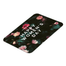 Floral feliz día de la mujer