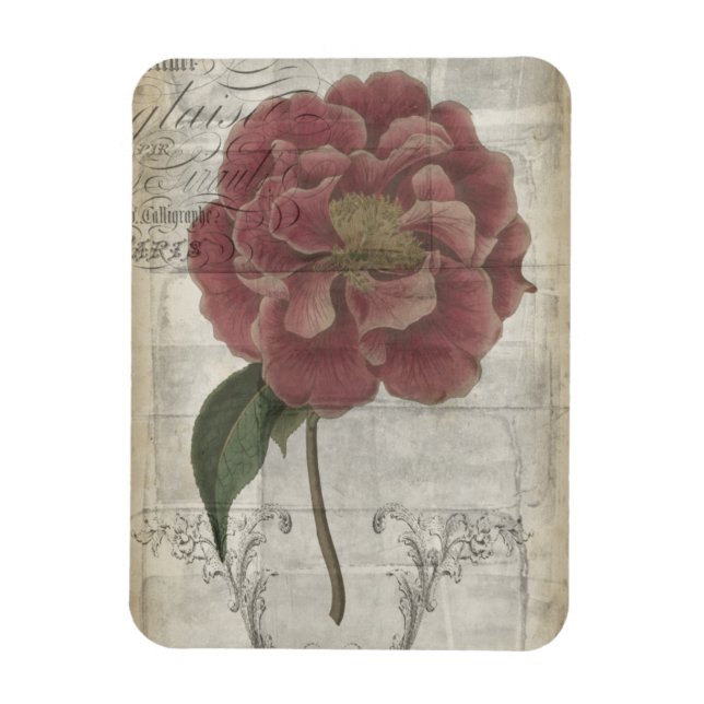 Imán Floral francesa III (Vertical)