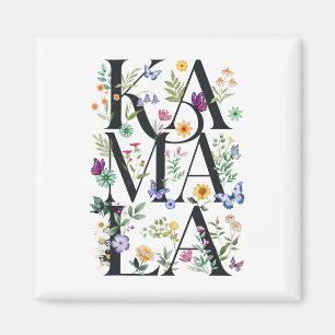 Imán Floral Kamala Botanical Kamala Harris 2024 Señora