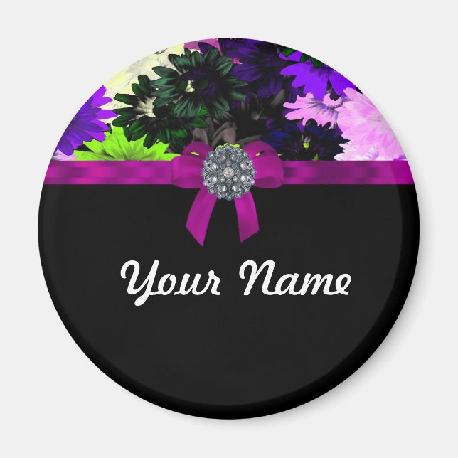 Imán Floral multicolor (Frente)