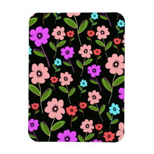 Imán Floral retro